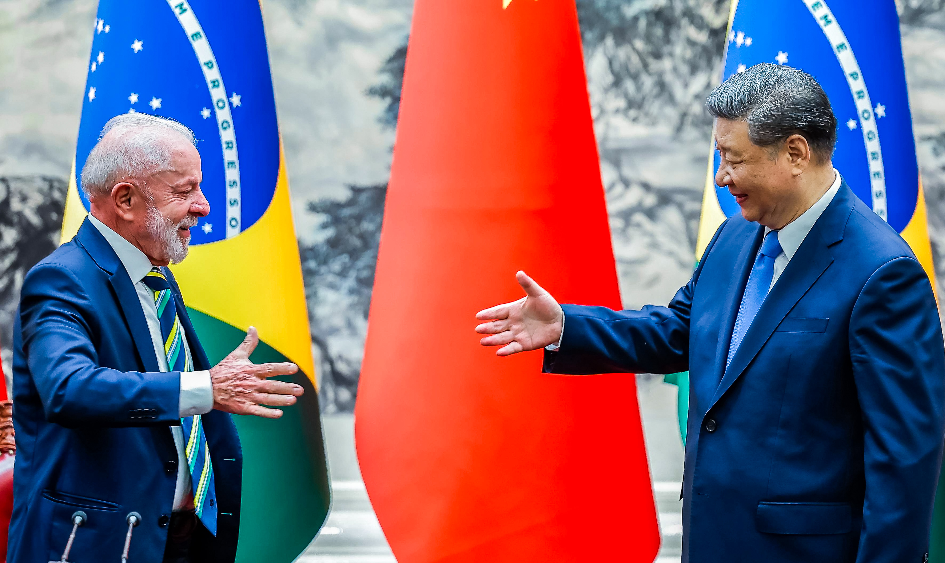 O líder chinês afirmou que quer construir uma